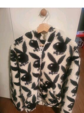 PLAYBOY X Pacsun Sherpa Hoodie Size M Good Condition